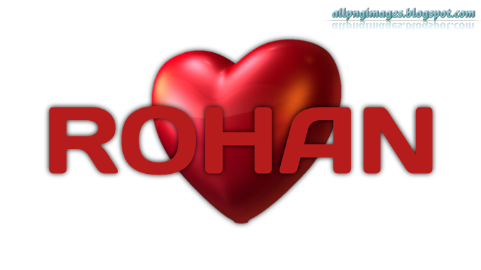 Rohan 3D name PNG image