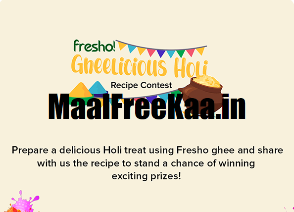 Holi recipe contest win prize