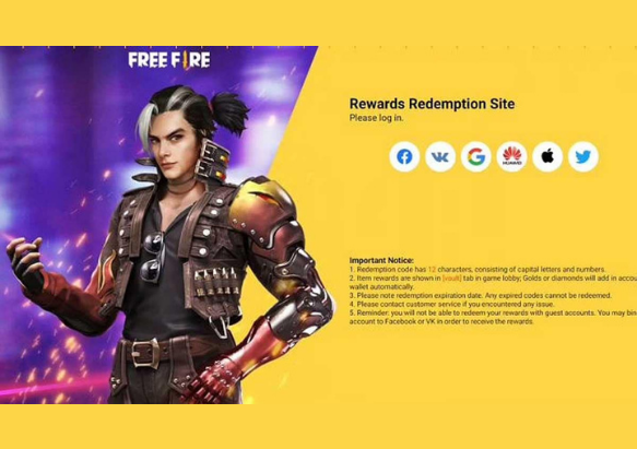 redeem code ff today Indonesia Server