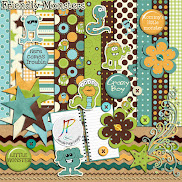 Friendly Monsters Digital Scrapbooking Kit