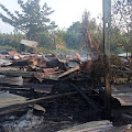 Dini hari tadi, Rumah Dinas Camat Kuindra Ludes Terbakar