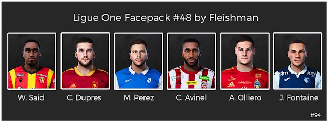 Ligue 1 Facepack #48 For eFootball PES 2021