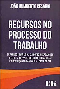 LIVRO: RECURSOS NO PROCESSO DO TRABALHO