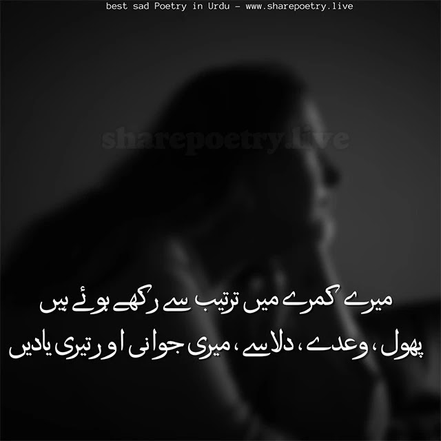 Heart Touching 2 Line Sad Poetry in Urdu 2022 picture