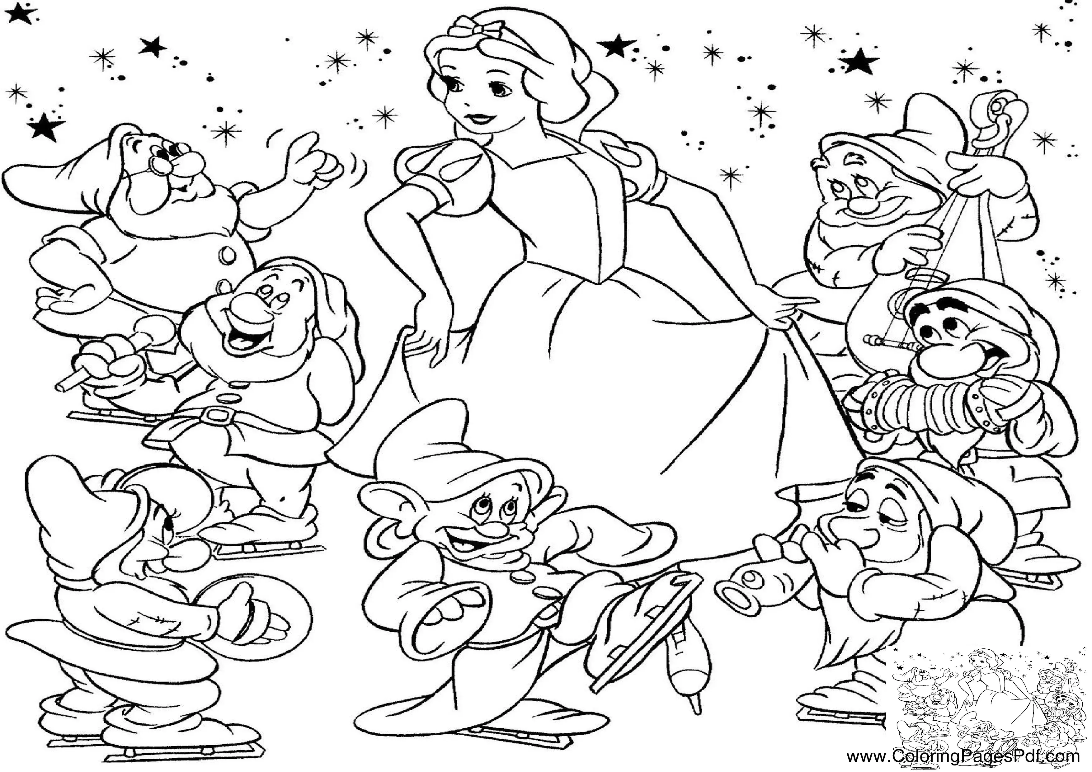 Disney kids coloring pages pdf