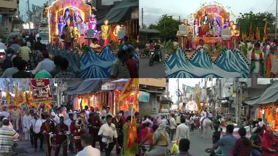 हनुमान जयंती पर भरतपुर में निकली शोभायात्रा, भक्तों का उमड़ा जन सैलाब, देखें लॉग-झांकी की खूबसूरत तस्वीरें...