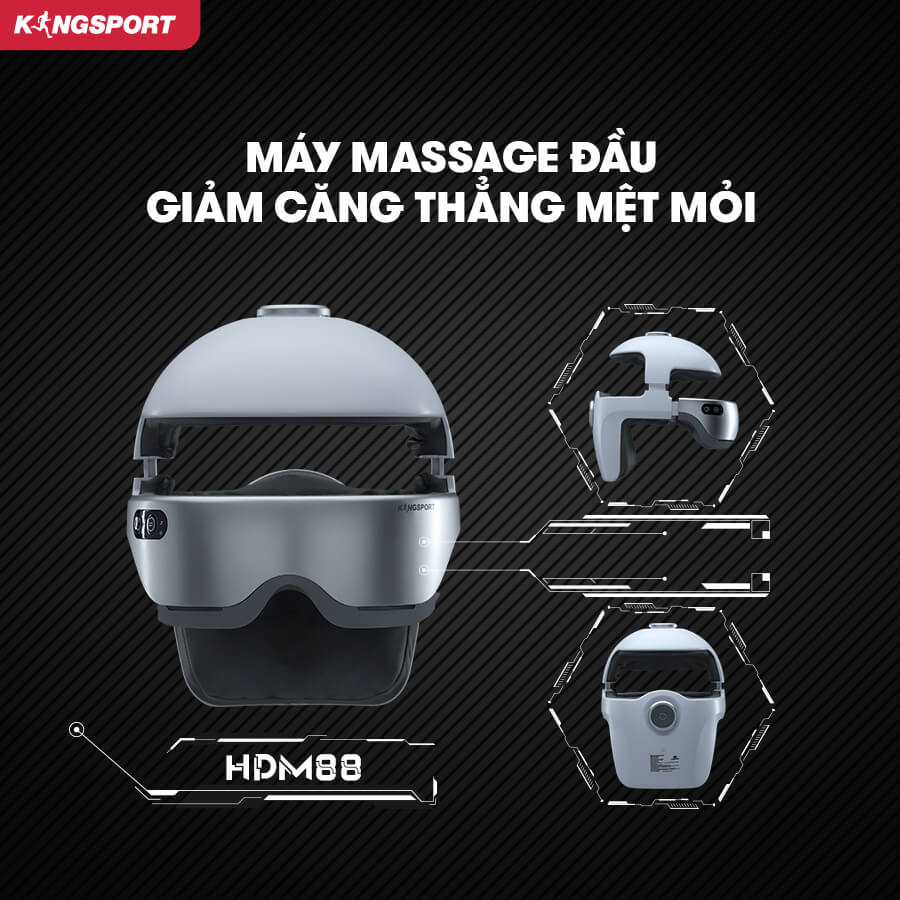 Máy massage đầu KingSport HDM88