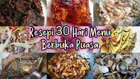 menu berbuka puasa diet malaysia