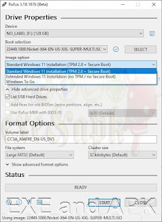 Rufus 3.18 تجاوز متطلبات نظام Windows 11 أثناء ترقيات Inplace