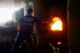 Polícia Civil incinera mais de uma tonelada de drogas apreendida no Ceará