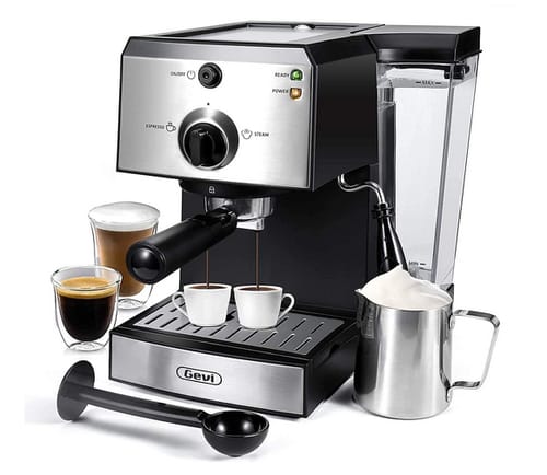 Gevi Espresso 15 Bar Fast Heating Cappuccino Coffee Maker