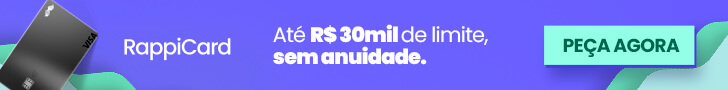 Faça o RappiCard e aproveite cashback em todas as compras!