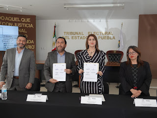 Signan convenio de Colaboración Académica TEEP y el Instituto Poblano de Estudios Superiores.