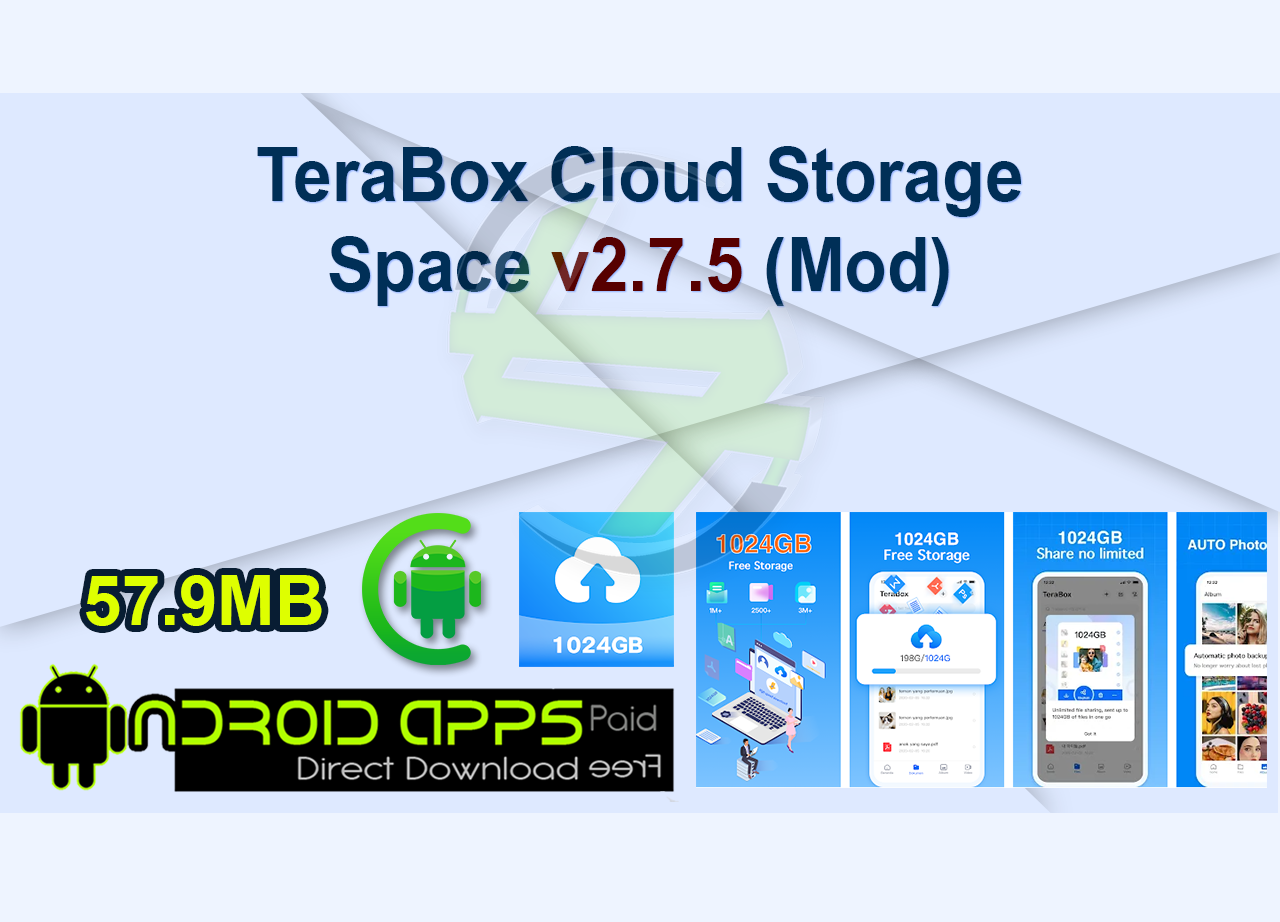 TeraBox Cloud Storage Space v2.7.5 (Mod)