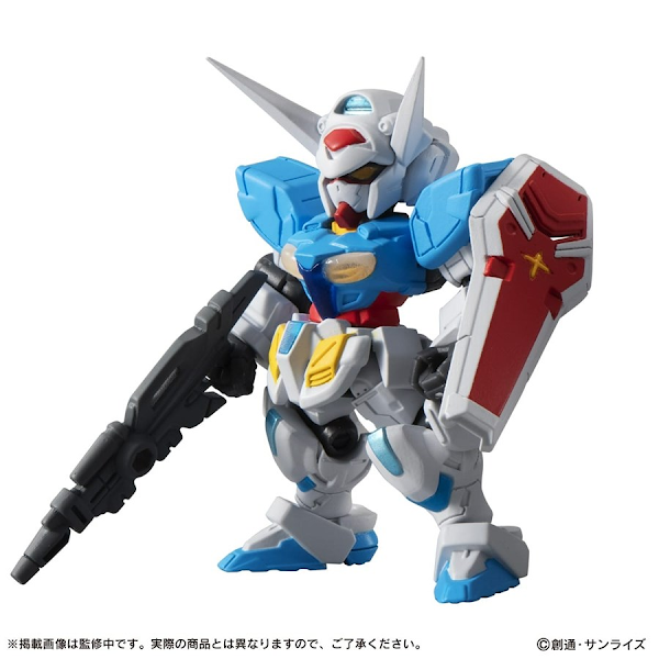 The G-Self figure in a three-quarter pose holding its rifle and shield.