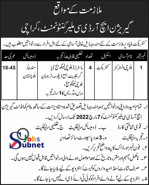 New Government Jobs GHRDC 2022 in Latest Advertisement