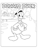 Donald Duck coloring page