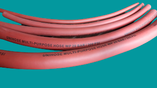 Selang karet untuk segala kegunaan (Multipurpose Hose) teraedia ukuran 1/4" hungga 1"