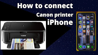 How to connect a Canon printer to iPhone