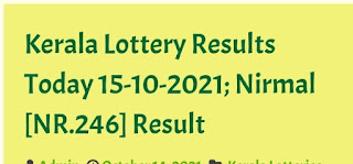 Kerala Lottery Result Chart 2021 Kerala   Lottery Today Results Live Today