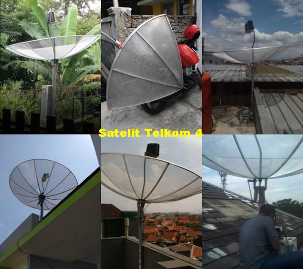 Pasang Parabola - Satelit Palapa + Telkom 