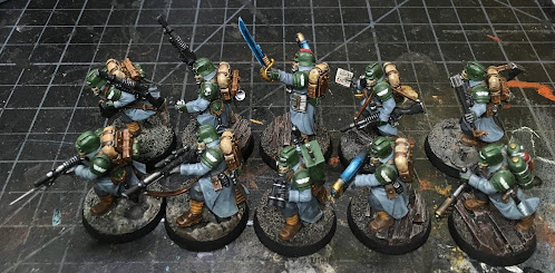 Kill Team Veteran Guardsmen Death Korps of Krieg WIP