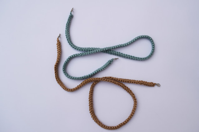 3 Crochet Imagen Cordón para mascarilla a crochet y ganchillo por Majovel Crochet  facil sencillo bareta paso a paso
