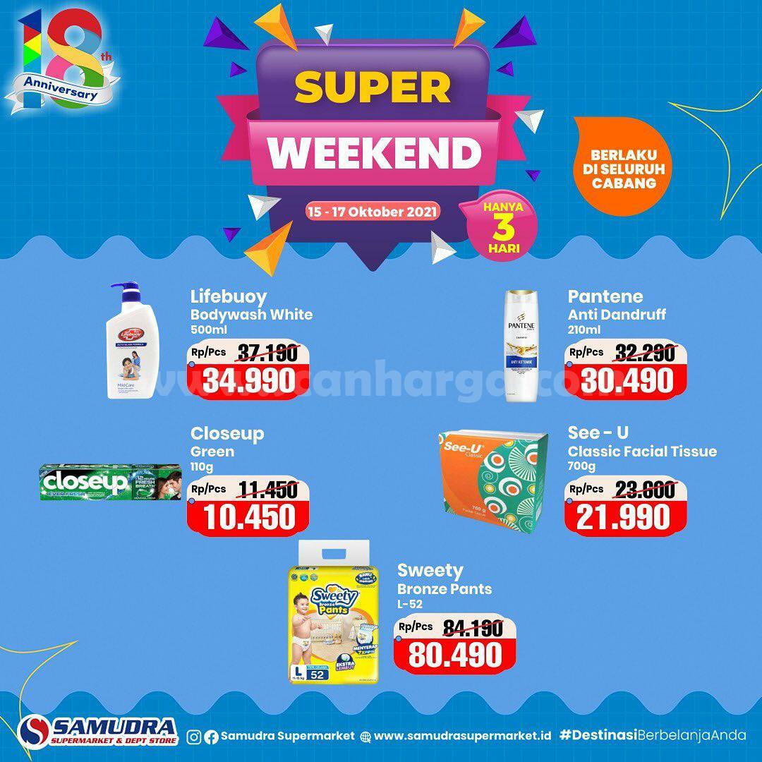 Promo JSM Samudra Supermarket Weekend Periode 15 - 17 Oktober 2021