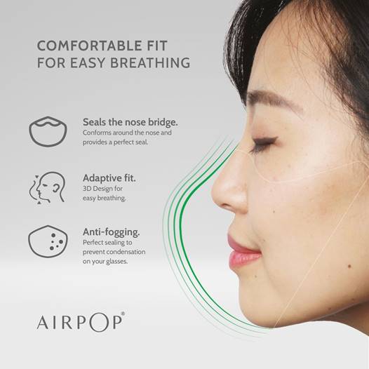 Face Masks @AirPopHealth Brings Quality Protection along with Anti-Fogging Ability