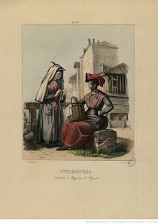 Название :  Pyrénées - Ouvrières à Bagnères de Bigorre Автор  :  Pingret, Édouard (1788-1875). Illustrateur