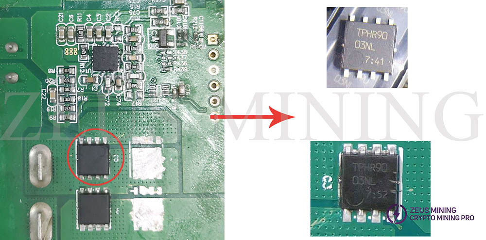 MOS chip TPHR9003NL