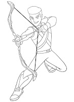 Bow & Arrow PRINTABLE COLORING PAGES