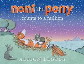 Noni the Pony Counts to a Million by Alison Lester book cover