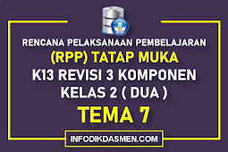 RPP KELAS 2 TEMA 7 KURIKULUM 2013 REVISI 3 KOMPONEN