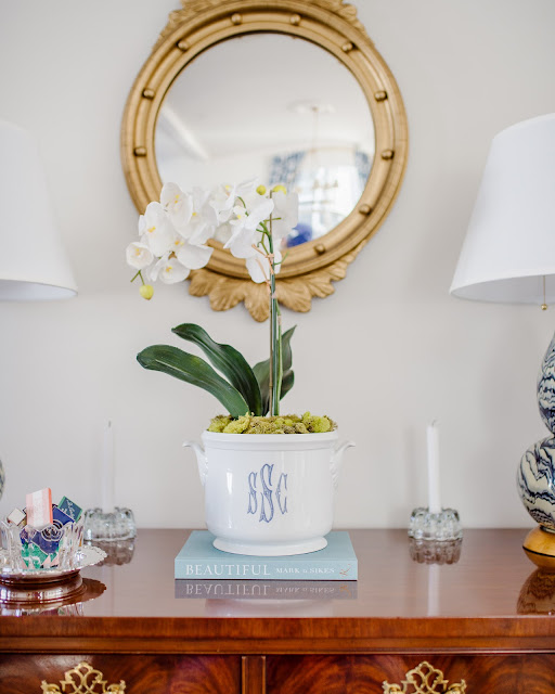 Easy DIY Faux Orchid Arrangement