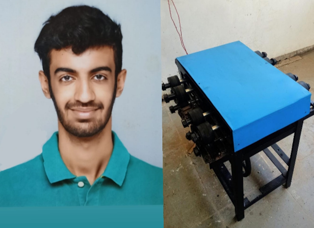 सेलूतील तरूणाने तयार केले बांबू ऑटो कटर यंत्र