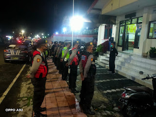 Polsek Jetis gelar Apel KRYD, cegah kejahatan malam.