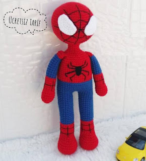 PATRON GRATIS SPIDERMAN AMIGURUMI 50018