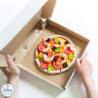 Using real world objects like pizza can help your students make the connection between a whole and its parts as they begin to learn about partitioning shapes.
