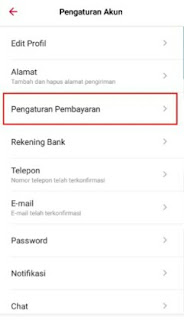 Pengaturan Pembayaran