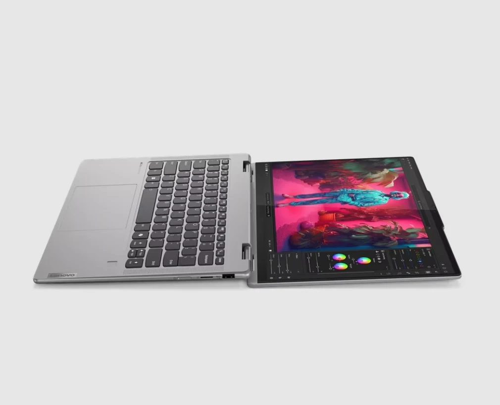 Laptop Hybrid Lenovo Yoga 7 2-in-1 14AHP9 0TID dengan Fitur AI Bertenaga AMD Ryzen 7 8840HS