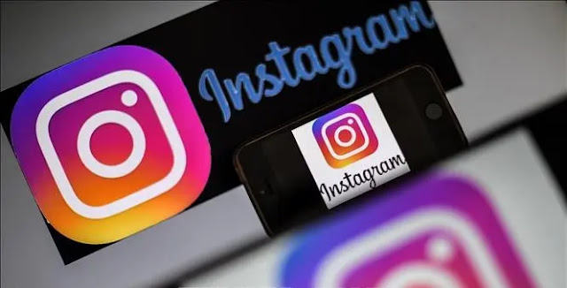 The Instagram application is installed on the phone screen. Photo: AFP