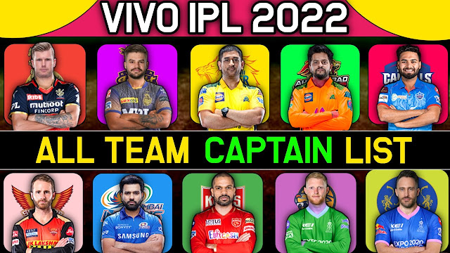 आईपीएल 2022 के लिए 10 टीमो के कप्तान तय, KKR के कप्तान का नाम चौकाने वाला 