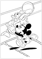 Donald Duck coloring page