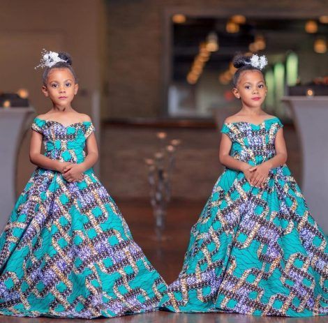 Ankara Ball Gown Styles for Little Girls