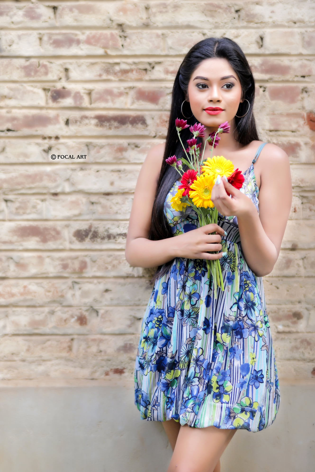 Thili Fernando sexy frock new girl with flowers