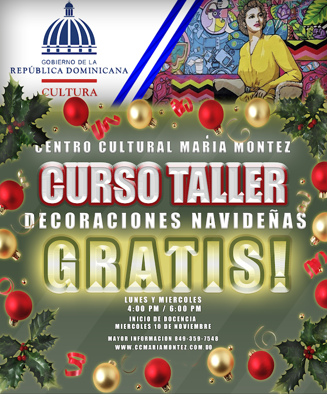 “CURSO TALLER DECORACIONES NAVIDEÑAS 2021” 