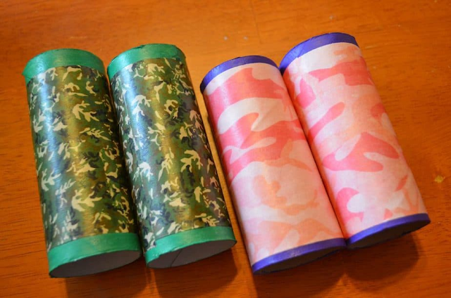 Camping Binoculars Craft With Toilet Paper Rolls