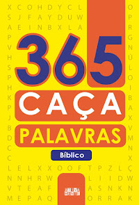 Livro com 365 Caça-palavras Bíblico