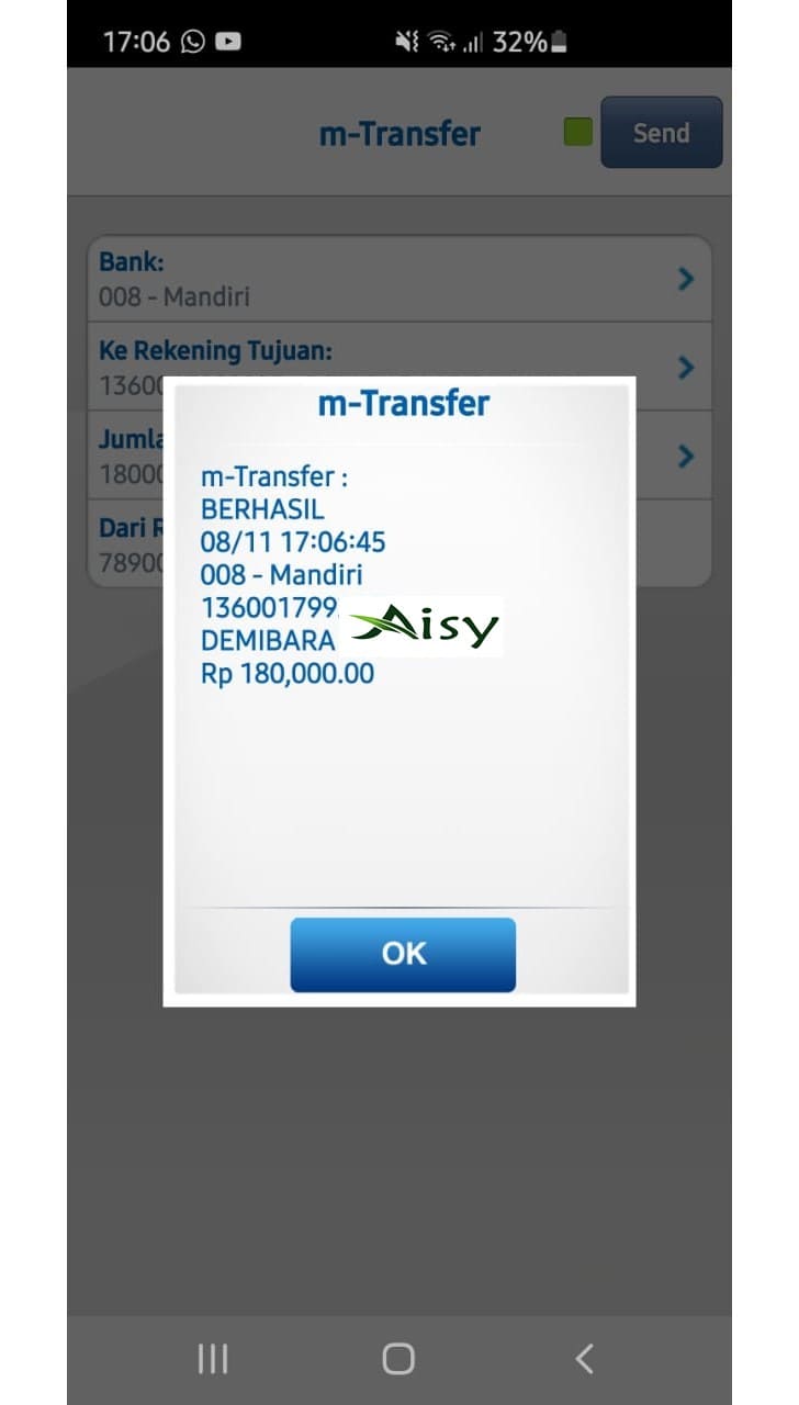 Bukti Transfer Pembayaran Catering November 2020 7